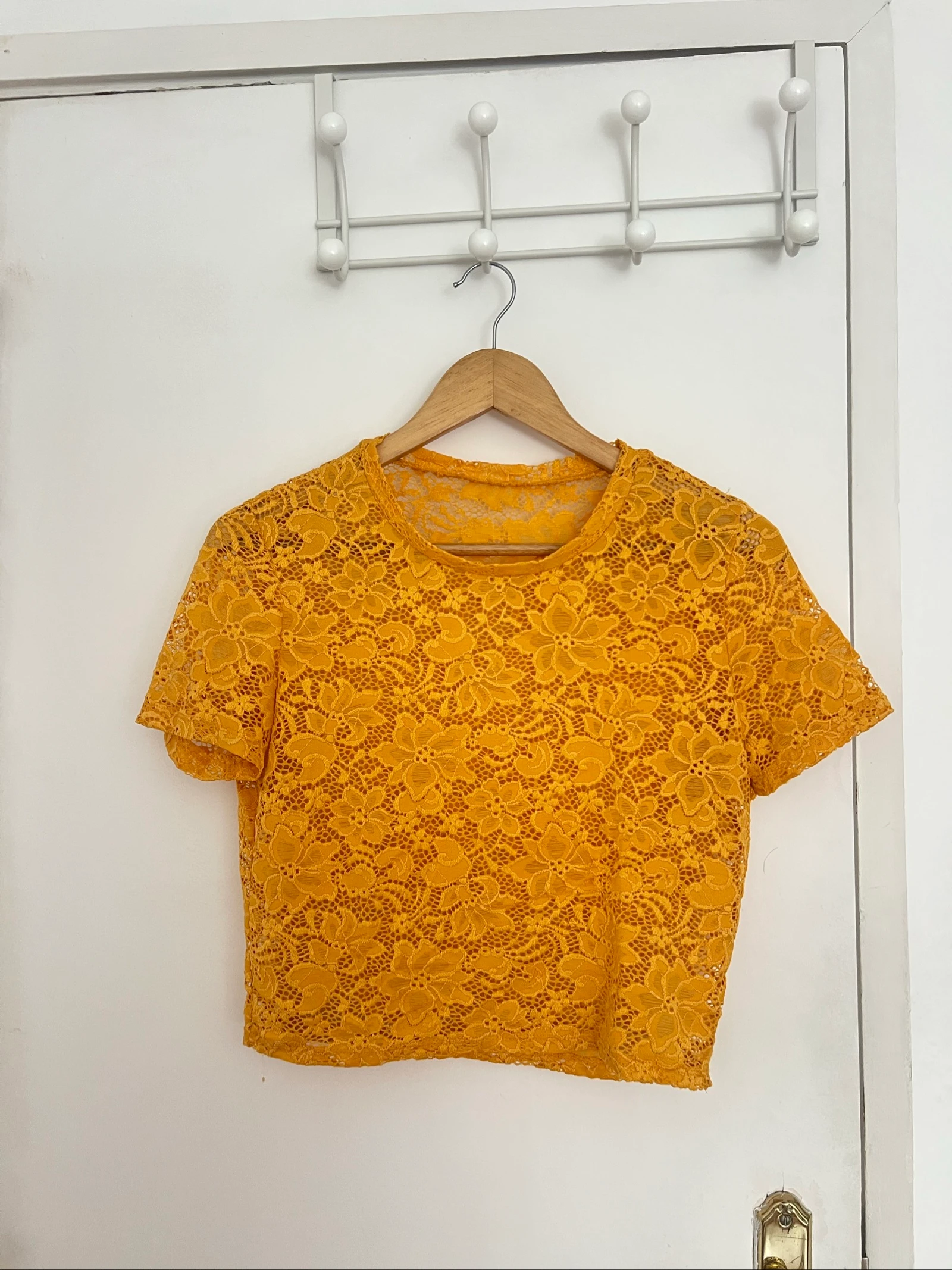T-shirt Curta| Renda| T* S| Mulher| Sem marca
